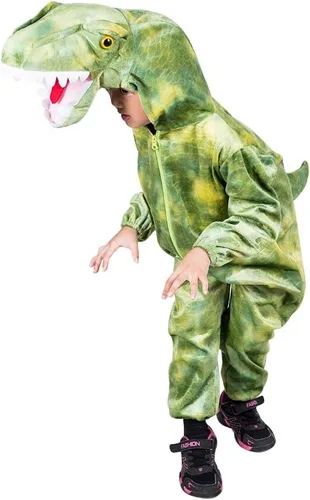 Vista 4 de Dinosaurio T-Rex halloween traje-s, para niño-ren, niños-s, chicas-s, chicos-s, raptor disfraz de fantasía, disfraz raptil, traje de dinosaurio-s
