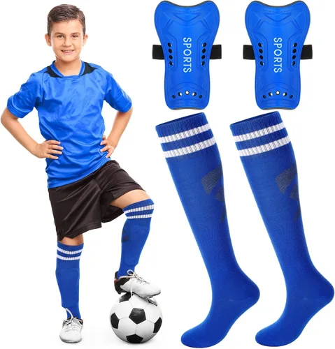 Vista 11 de Syhood - Espinilleras y calcetines de fútbol para niños pequeños y jóvenes, almohadillas protectoras ligeras para espinillas para niños de 3-5