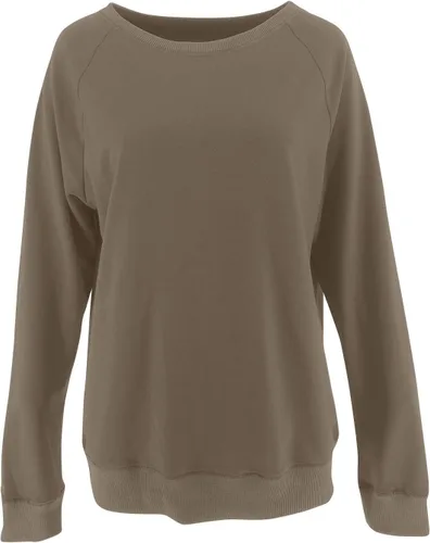 Vista 3 de PRETTODAY Sudaderas casuales de cuello redondo para mujer, manga larga, estilo raglán, color liso, holgadas