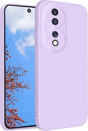 Vista 9 de Compatible con Honor 70 Funda de silicona púrpura Honor 70 funda protectora delgada a prueba de golpes funda protectora suave antihuellas dactilares