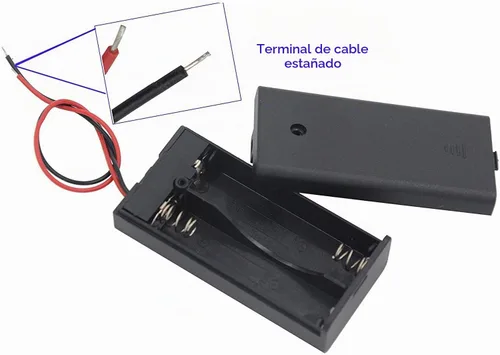 Vista 5 de Flever Accesorio de casa de bricolaje para casa de muñecas en miniatura, 3 paquetes de baterías AA con 6 cables de luz LED 3 paquetes de baterías AA