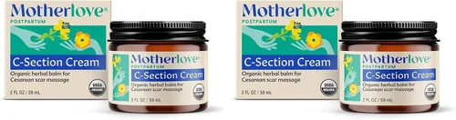 Vista 12 de Motherlove C-Section Cream (1 oz) Crema nutritiva orgánica para cicatrices a base de hierbas, alivia las molestias mientras minimiza la apariencia