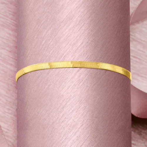 Vista 3 de RS Pure by Ross-Simons - Pulsera de espiga de oro amarillo de 14 quilates de 0.118in, Oro, no conocido