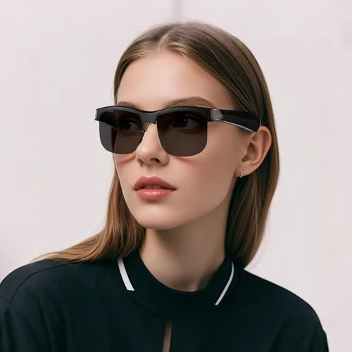 Vista 5 de Smart Glasses, Bluetooth Sunglasses for Women Men, Open Mic&Speakers, Voice Assistant, UV Protection