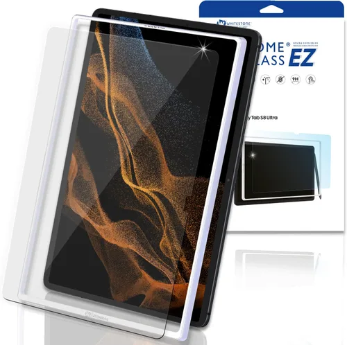 Vista 8 de DOME GLASS Whitestone EZ - Protector de pantalla para Galaxy Tab S8 (11 pulgadas) de cobertura completa, protector de vidrio templado