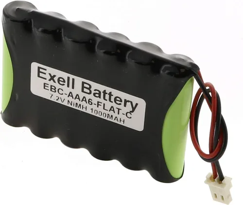 Vista 4 de Exell 7.2V 1000mAh NIMH w/conector para 1:18 RC Car Racing HPI RS4 Micro Cars
