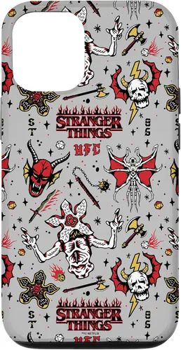 Vista 28 de Stranger Things Demogorgon Hellfire Club - Funda con patrón para iPhone 17
