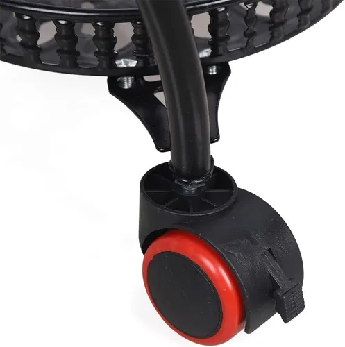 Vista 7 de Soporte de metal para plantas de 6 niveles con ruedas, soporte para macetas para plantas de interior, soporte para plantas de interior, soporte