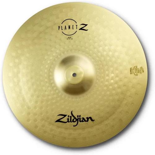 Vista 10 de Zildjian ZP4PK Planet Z - Paquete completo de platillos de 14/16/20 pulgadas Crash and Ride Included, Drum Set Starter Kit for New Players, Bright