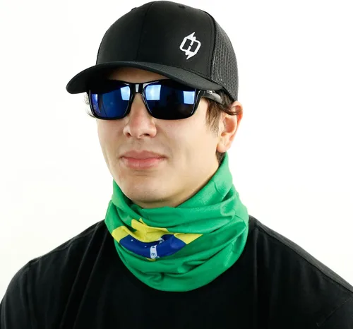 Vista 3 de Hoo-Rag - Mascarilla multifuncional y cubierta para el cuello de microfibra de poliéster 100% que absorbe la humedad - UPF 30 - Talla única
