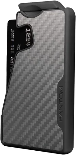 Vista 7 de FANTOM portafolios, color negro aluminio, Negro