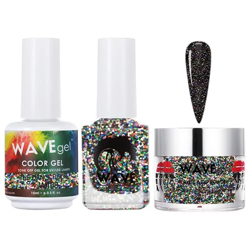 Vista 54 de WAVEGEL - Juego de gel de remojo, laca de uñas y polvo acrílico a juego - Colección Simplicity - #P109 Blizzard