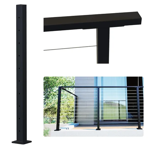 Vista 13 de Dawn Railing Arandela biselada de ángulo de 33 grados de 3/8 pulgada 10mm, paquete de 20 T316 arandelas angulares de acero inoxidable para kit