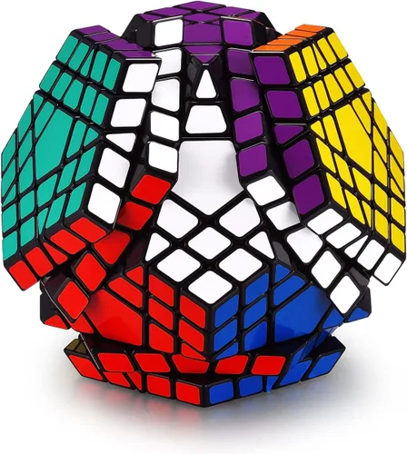 Vista 2 de Cubo de velocidad Megaminx de 2x2, 3x3, 5x5, sin pegatinas, ideal para regalar en botas navideñas