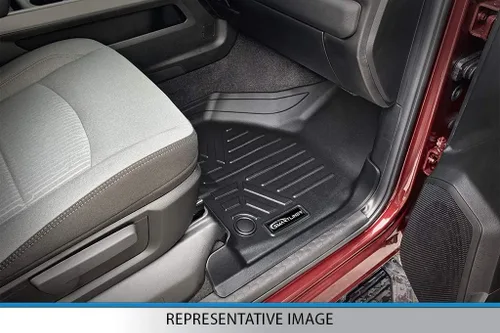 Vista 3 de SMARTLINER Juego de tapetes de piso de ajuste personalizado de 3 filas compatibles con Chevrolet Tahoe 2015-2020