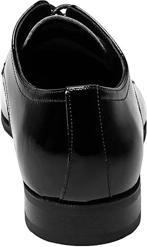 Vista 4 de Florsheim Mens, Tux Plain Toe Black Men's Dress Shoes
