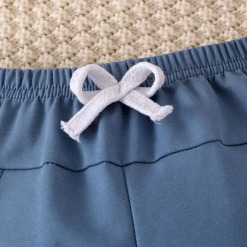 Vista 81 de Ropa de otoño e invierno para bebé, trajes de niño pequeño, sudadera de manga larga, sudadera de retazos y pantalones, 2 piezas, 12 meses a 5 años
