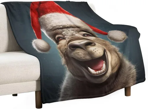 Vista 34 de Mantas suaves y mantas para sofá, casa de Navidad y pan de jengibre, manta de microfibra suave y acogedora manta de microfibra para hombre, casa