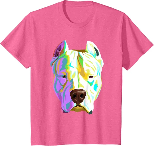 Vista 42 de Colorida camiseta Dogo Argentino, Negro, S