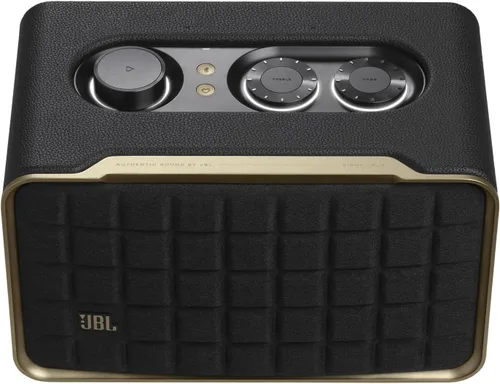 Vista 5 de JBL Authentics 200 - Altavoz inteligente de estilo retro para el hogar con Wi-Fi incorporado, Bluetooth y asistentes de voz, Alexa y Google