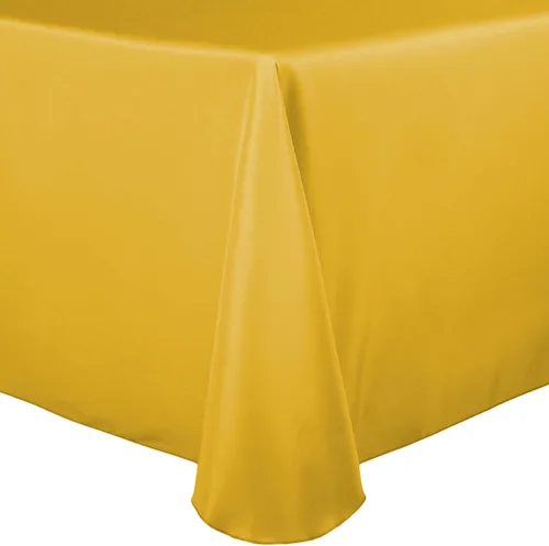 Vista 9 de Ultimate Textile Mantel ovalado de lino de poliéster de 60 x 102 pulgadas, color marrón cobre