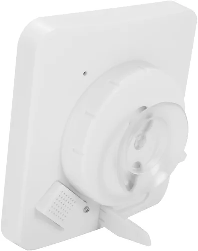 Vista 9 de Temporizador de ducha digital con pantalla táctil impermeable, pantalla de temperatura y humedad, reloj de baño con ventosas y agujero para colgar