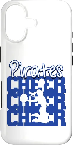 Vista 88 de Pirates Cheer Back to School Cheerleading Spirit B Case for iPhone 16