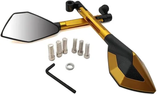 Vista 7 de Para Kawasaki Z250 Z300 250R Z900 Z650 Z800 NINJA 250 300R 300 CNC Espejos retrovisores Moto Retrovisores Espejos Laterales Accesorios Espejo Negro