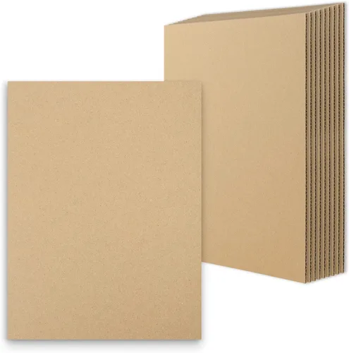 Vista 12 de Golden State Art, Paquete de 50 hojas de cartón corrugado de 5 x 7 pulgadas, almohadillas de cartón plano para embalaje, correo o manualidades