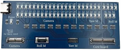 Vista 3 de YANHAO [Piezas para drones] cardán vacío para DJI Mavic Mini 3 Pro cámara Yaw Roll Arm con motor PTZ Cable amortiguadores de goma bola piezas de 2
