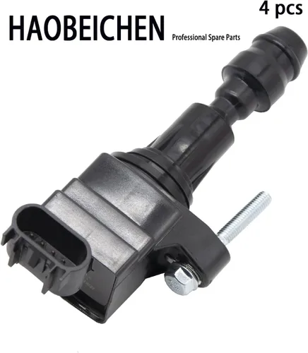 Vista 6 de Paquete de 4 bobinas y bujías de iridio compatibles con Chevrolet HHR Cobalt Malibu Equinox Buick Regal Verano Lacrosse GMC Terrain Pontiac G5 G6