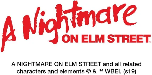 Vista 4 de GRAPHICS & MORE Placa de matrícula de metal con logotipo de A Nightmare on Elm Street