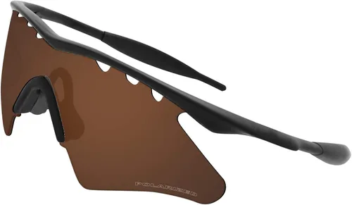 Vista 2 de BroLizard 2.0mm Thick Polarized Lens Replacement for Oakley M Frame Heater Vented Sunglasses - Earth Brown Polarized Lenses