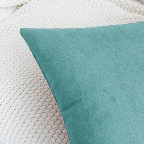 Vista 59 de HWY 50 fundas de almohada decorativas de terciopelo sólido para sofá, sala de estar., Terciopelo, gris, 20x20 pulgadas