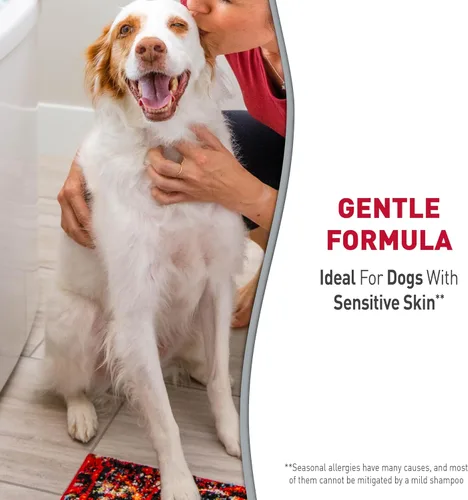 Vista 9 de Nature's Miracle Champú y acondicionador hipoalergénico para perros, 16 onzas, sin perfume