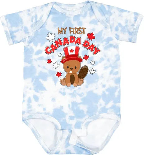 Vista 13 de inktastic My First Canada Day Baby Bodysuit