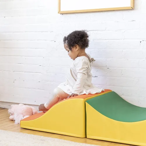 Vista 10 de ECR4Kids SoftZone Traversing Trio Climber, juego para principiantes, surtido, 3 piezas