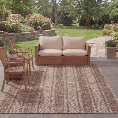 Vista 17 de SAFAVIEH Courtyard Collection CY8736 - Alfombra de pasillo de 2 pies 3 pulgadas x 6 pies 7 pulgadas, color gris claro/fucsia CY8736 para interiores