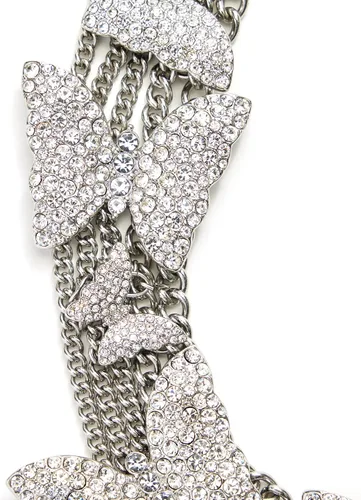 Vista 2 de Kleinfeld Collar de mariposa para mujer, diseño de cristal para novia, para ocasiones especiales, cristalrodio, talla única, Latón, No es una piedra