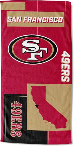 Vista 4 de Toalla de playa Northwest NFL State Line, 30x60, Arizona Cardinals