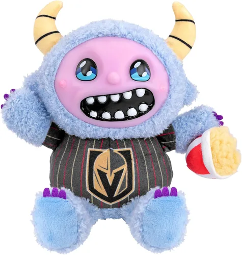 Vista 9 de Bleacher Creatures Boston Bruins Blades 8" Kuricha Mascot Sentada de Peluche - Suave Inspirado en Mascota Chibi de la NHL Cuchillas Boston Bruins V2
