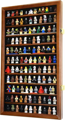 Vista 3 de 120 Minifiguras Vitrina Gabinete para Miniaturas/Figuritas/Mini Figuras (negro)