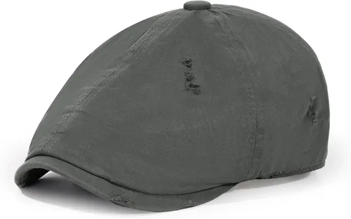 Vista 13 de Sombrero Newsboy de Qlauca para Hombre de Algodón 6 Paneles