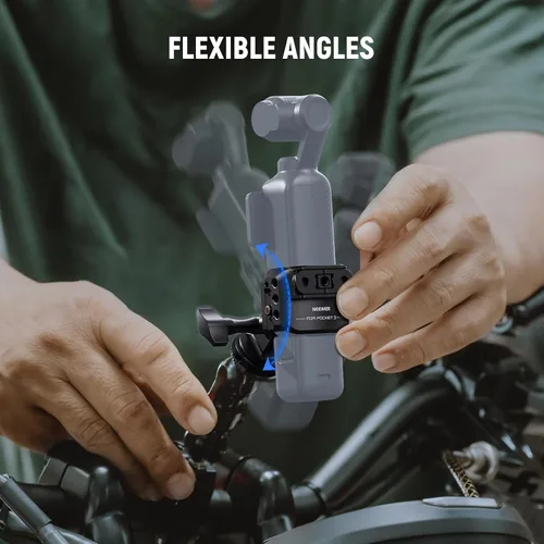 Vista 5 de NEEWER Pocket 3 Jaula, Plataforma de Grabación de Video para Cámara Gimbal de Aleación de Aluminio con Adaptador Incorporado de Accesorios de Cámara