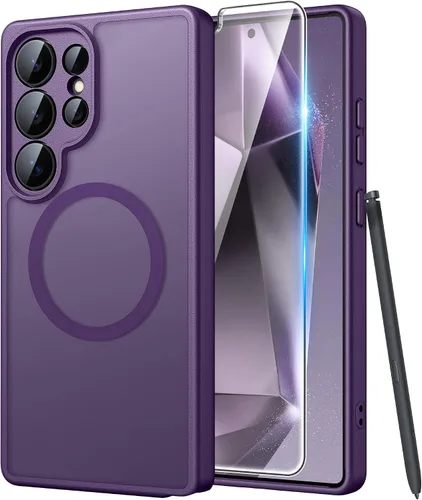 Vista 350 de FNTCASE - Funda para iPhone 16 Pro: magnética, mate, translúcida, de grado militar, protectora contra caídas, resistente, fina, duradera y a prueba