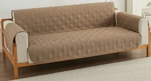 Vista 8 de Fundas para sofá de 3 plazas y 2 plazas y 1 plaza, funda de sofá reversible, funda acolchada ajustable para sofá, protectores impermeables