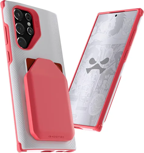 Vista 65 de Ghostek Exec - Funda tipo cartera para Galaxy Z Fold 4 con soporte magnético para tarjetas de crédito, protección de bisagra, carga inalámbrica