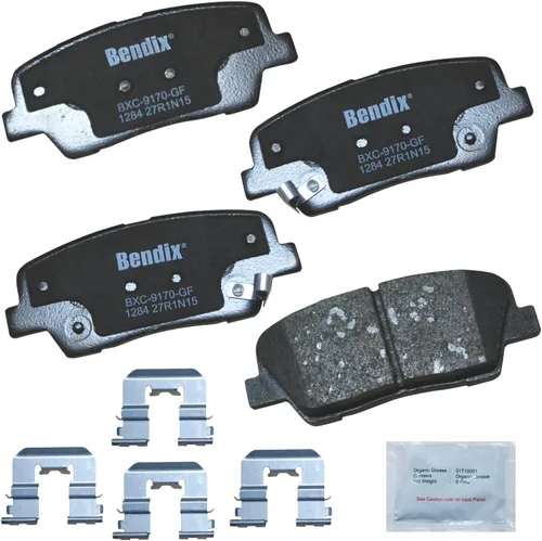 Vista 291 de Bendix Priority1 CFC154 - Juego de pastillas de freno de disco para Avanti II, Century, LeSabre, Regal, Riviera, chasis comercial, DeVille