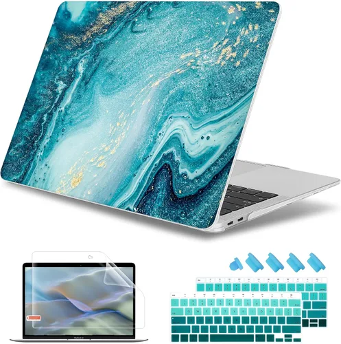 Vista 10 de May Chen Funda compatible con MacBook Air de 13 pulgadas 2022 2021, versión 2020-2018 Modelo: M1 A2337 A2179 A1932, carcasa rígida de plástico