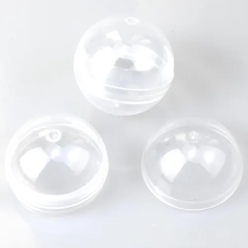 Vista 2 de 30 unids 28mm/1.1inch Round Capsules Clear Empty Vending Machine Cápsulas Contenedores para Máquinas de Gumball